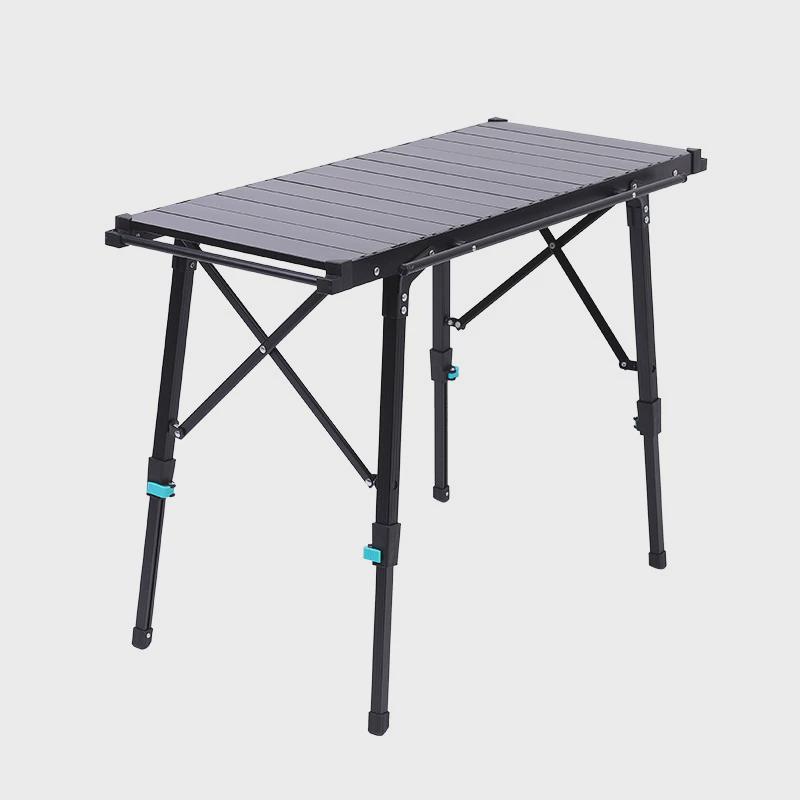 igt升降桌铝合金蛋卷露营桌便携式可折叠野餐户外野营烧烤桌定制