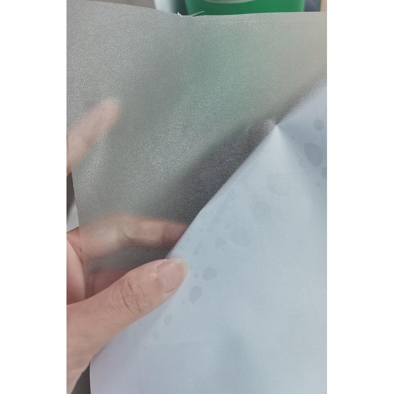 磨砂玻璃贴纸自粘带胶透光不透明玻璃贴膜