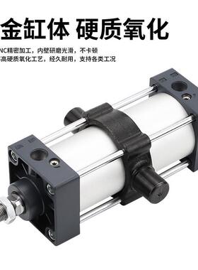 SC32/40/50/80/100带中摆气缸-25-50-75x100x150x175x200亚德客型