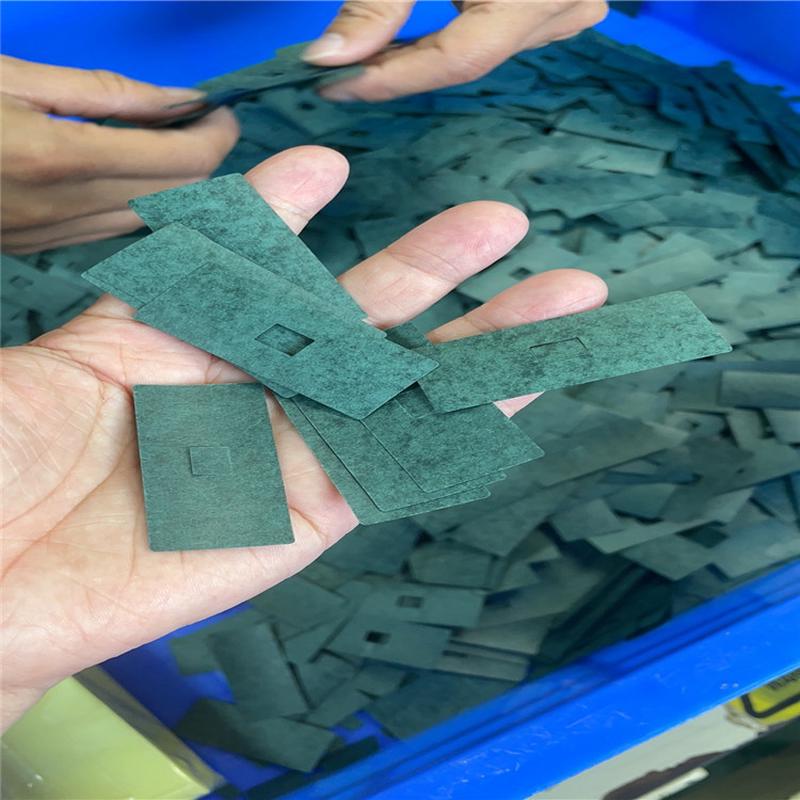 定做青稞纸背胶/双面带胶自粘18650绝缘垫片卷材料单青稞纸绝缘