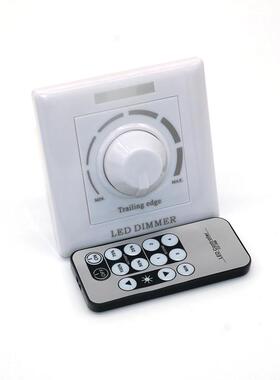 红外遥控调光器400wled可控硅大功率调光器86型单色调光开关