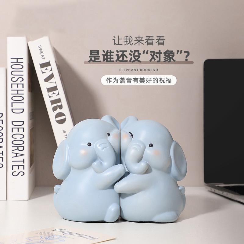 热销可爱抱抱鸭桌面书立挡树脂摆件创意装饰送闺蜜朋友情侣情人节