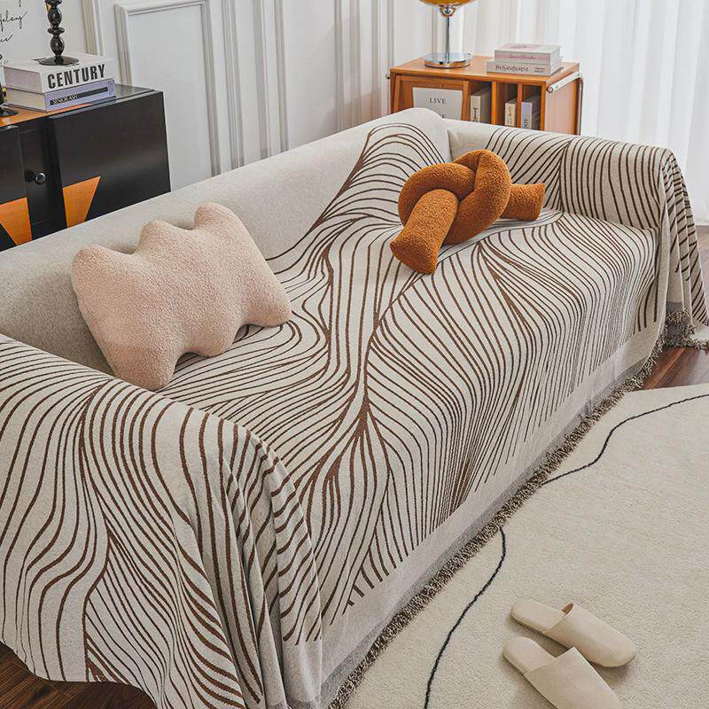 防猫抓全包雪尼尔沙发盖布巾新款万能高级感四季通用防滑沙发盖巾