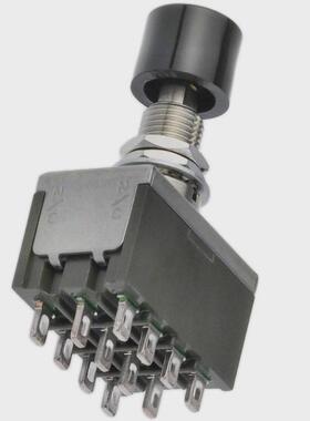 nkk非自复位按钮mb2185ss4w01自锁12按键开关引脚