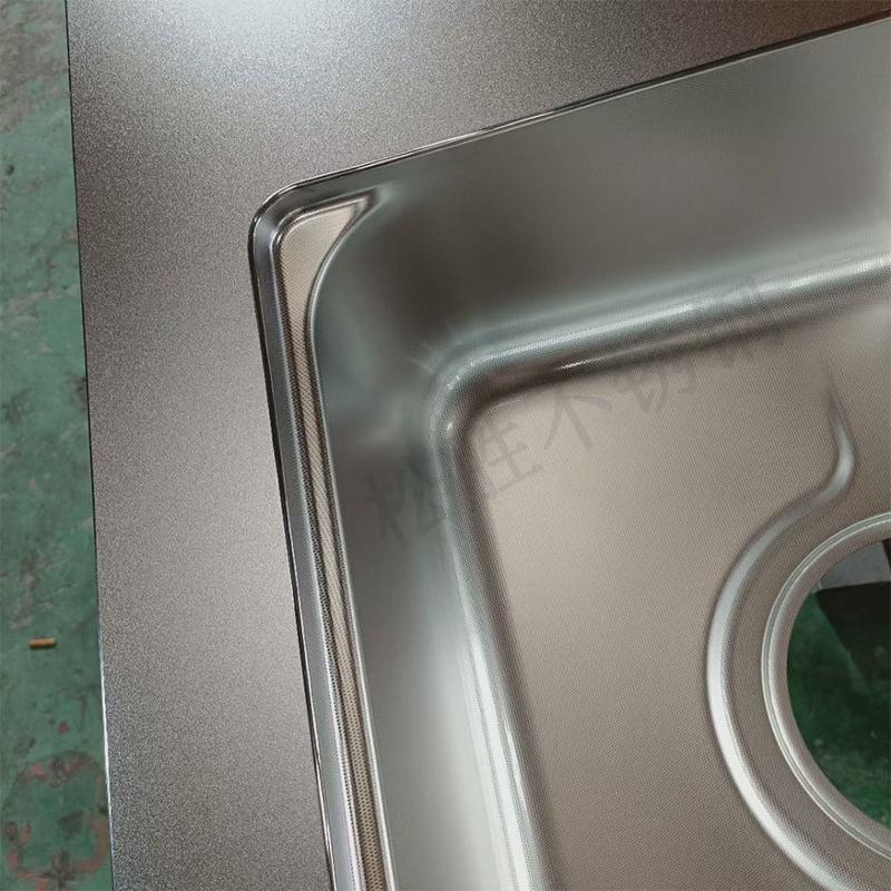 定制台面防刮花不锈钢板玫瑰金古铜银色喷砂抗指纹防刮花台面板