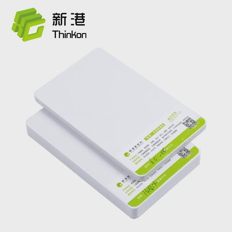 厂家直供pvc发泡板高密度广告挤板pvc板材白色共雕刻板硬质雪弗板