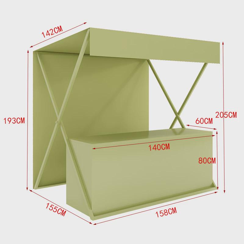 集市架摊位夜市地摊货架商业街网红铁艺展示架贩卖桌户外促销架子