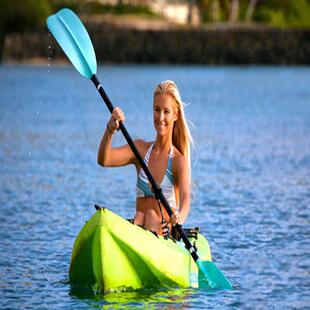 承重120KG单人皮划艇开放式单人钓鱼艇静水艇独木船塑料船冲锋舟