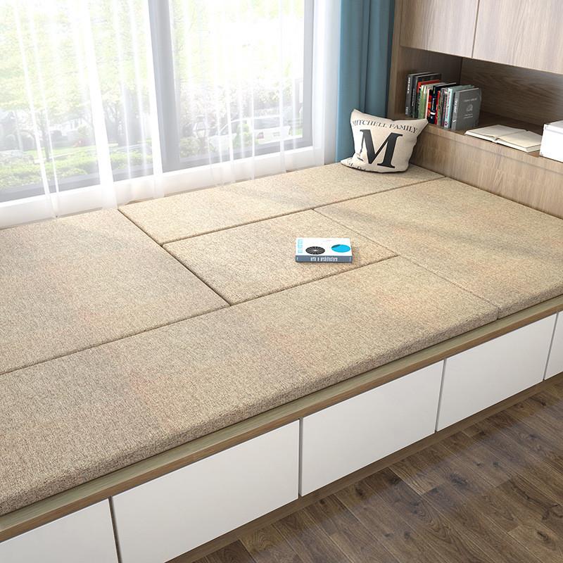 榻榻米垫子批发日式乳胶拆卸双面炕地垫椰棕布面塌塌踏踏米床垫子