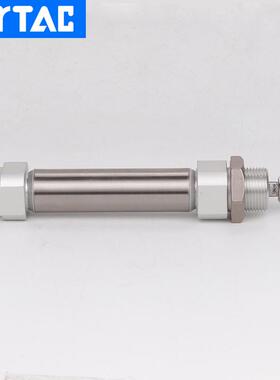 亚德客笔形不锈钢迷你气缸mi20/16*10x12x30x40x50x60-75*100sca