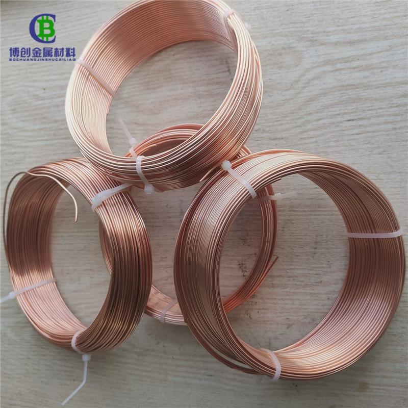 红铜套无毛刺精密切割薄壁毛细管T2紫铜管导气散热红铜管折弯加工