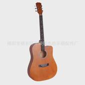 全椴木手面吉他练习琴原木色民谣41寸初学者新乐器单