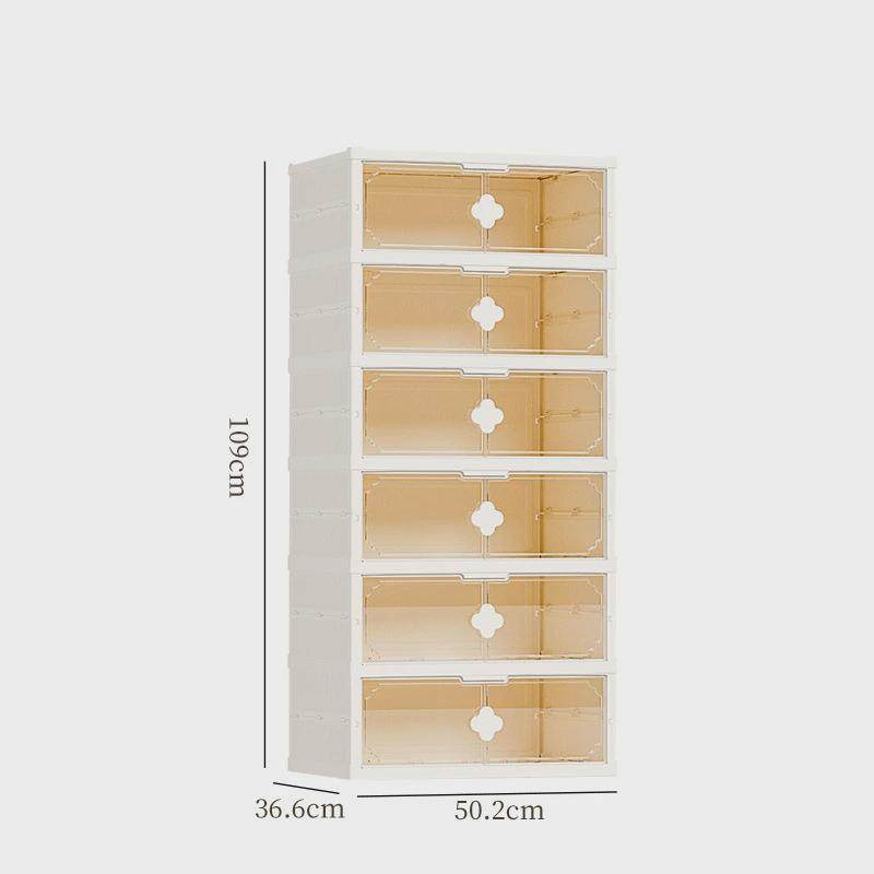 加厚鞋盒透明鞋子收纳盒家用多层储物柜免安装防尘折叠鞋架储物盒,收纳整理,鞋柜,淘宝优惠券,粉丝福利购,淘宝优惠卷