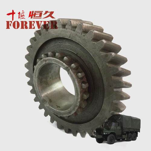 东风240-eq2082e6d齿配件-分动箱低档从动齿轮32越野车/1800c-214