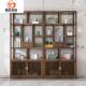 仿古实木博古架古董架新中式 多宝阁南榆木展示柜小摆件置物架书架