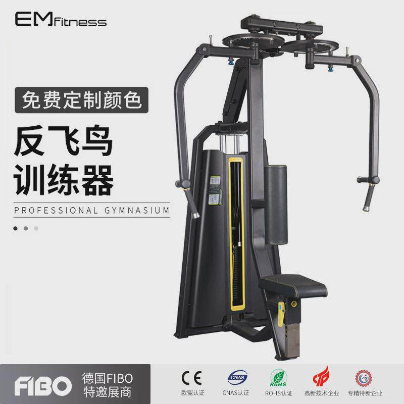 坐姿反飞鸟训练器健身房商用直臂夹胸训练器综合力量器械厂家