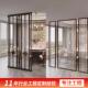 酒店不锈钢玻璃屏风售楼处背景客厅入户玄关隔断装 饰艺术玻璃隔断