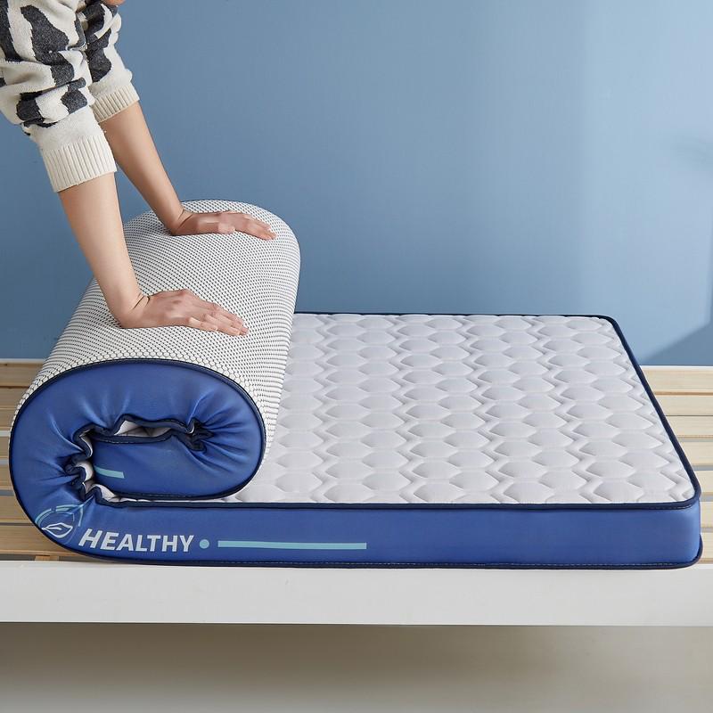 折叠床垫宿舍学生褥子海绵软垫乳胶单人记忆棉垫被90x190寝室