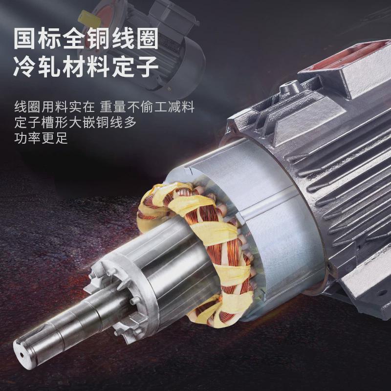 三相电机立式电动机b5大法兰2.2kw4kw7.5kw全铜线圈ye3电机