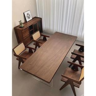 北美黑胡桃木FAS级实木板白蜡木樱桃木餐桌大板书桌升降桌桌面板