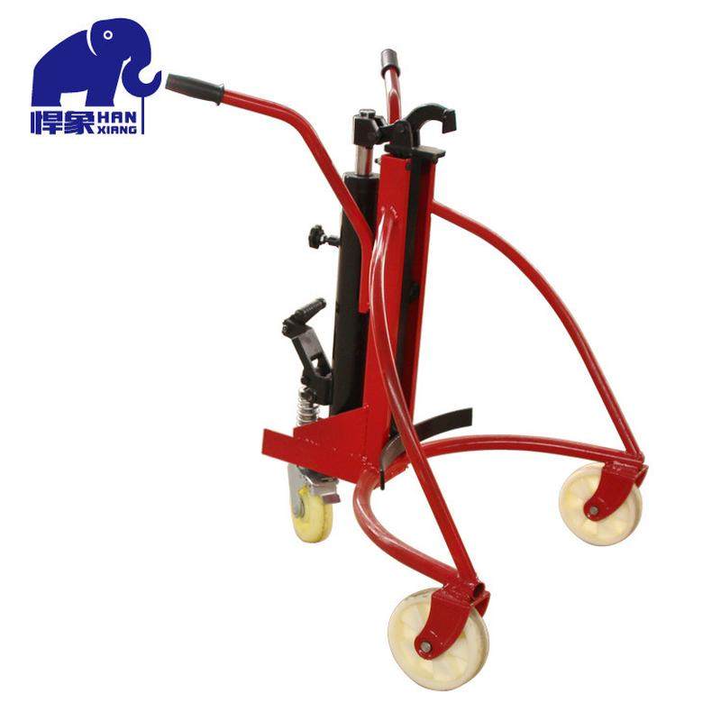 现货包邮手动液压搬运车手推鹰嘴式装卸车铁桶搬运油桶搬运车