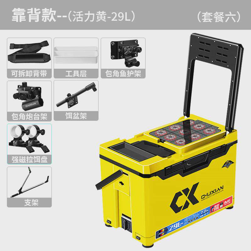 2024新款钓箱2900可坐超轻超硬多功能钓鱼箱全套箱子加厚台钓箱