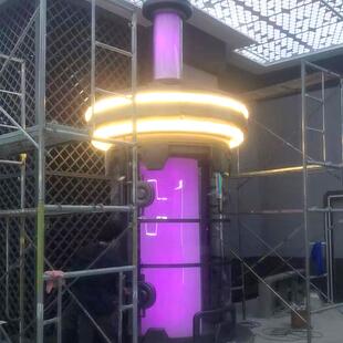 海凤扬室内艺术五彩灯光创意艺术装饰炫彩增加雕塑繁华的景色