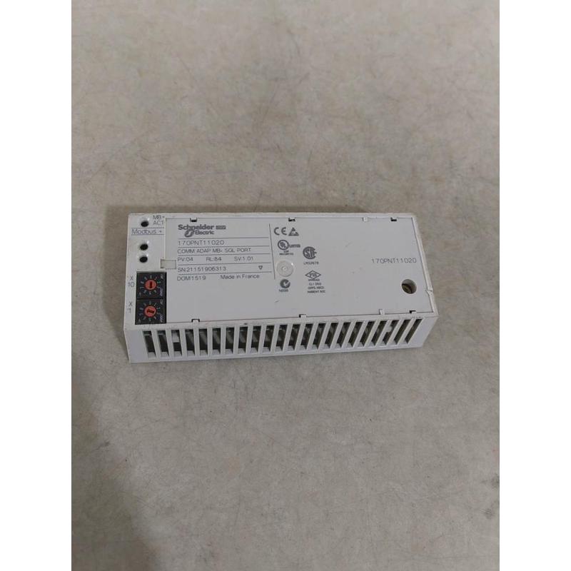 议价施耐德可编程控制器通讯模块170PNT11020原装拆机 二手
