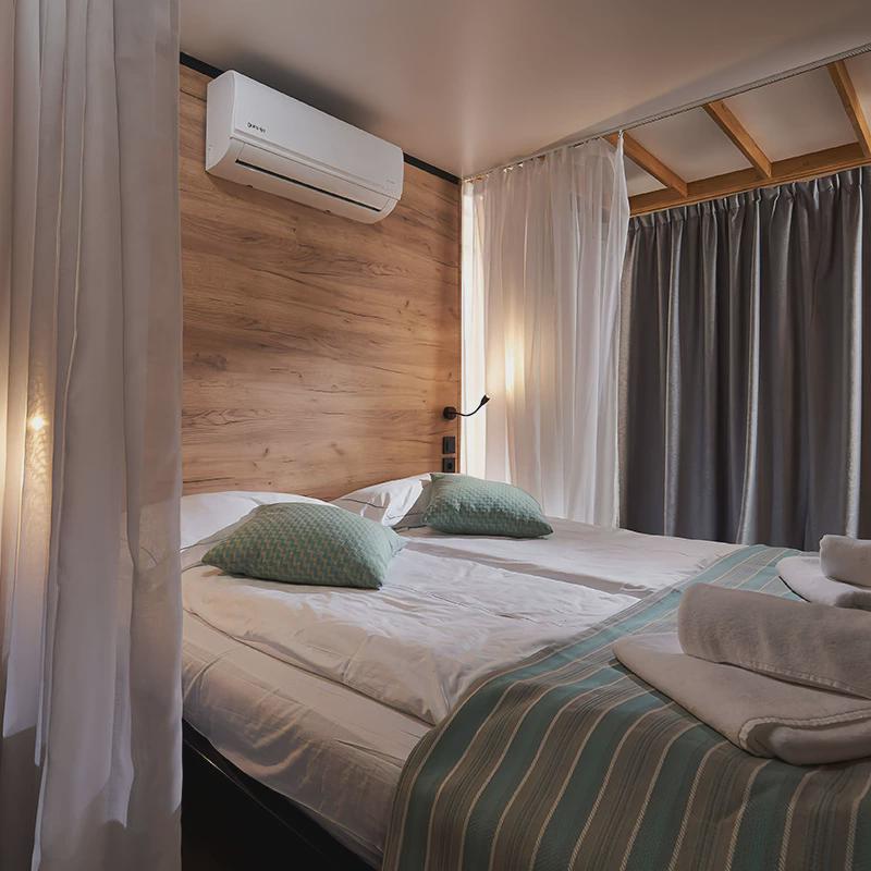 度假露营地实木双层帐篷帐篷复古阁楼民宿亲子多人野奢帐篷