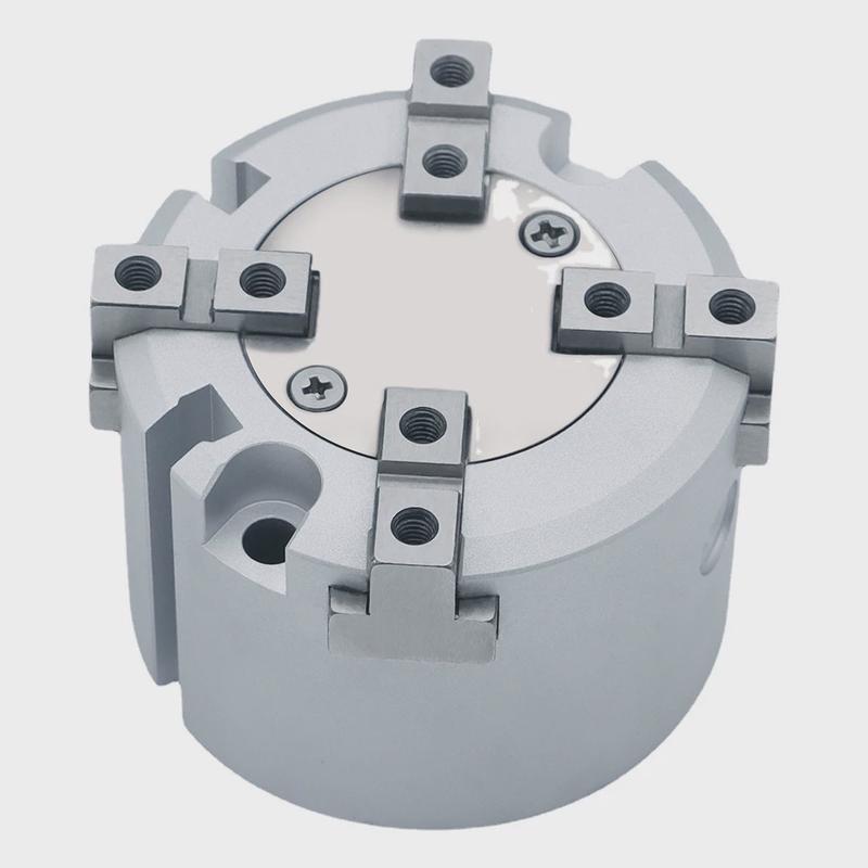 NNT气动平行手指气爪圆柱形四爪气缸MHS4双作用气机械手