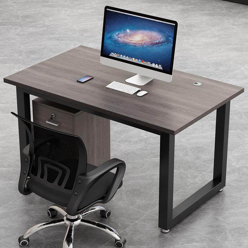 简约员工办公桌职员工位桌电脑桌椅组合2/4/6人位屏风挡板桌卡位