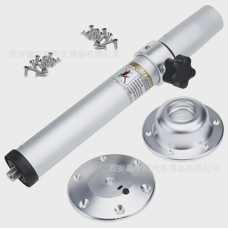 升降桌腿房车改装用可拆卸商务车吧台支架餐桌配件抽拔游艇撑杆