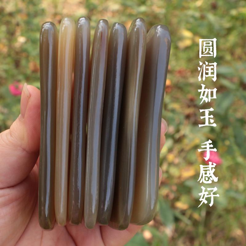 天然正宗白牛角刮痧按摩板片 面部美容板片背四肢刮痧板 全身通用