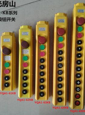 天车手柄yqa1-61kb防雨型起重按钮控制按钮开关行车按钮手柄