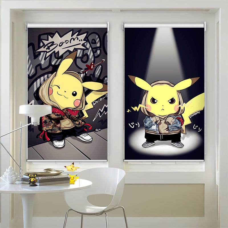 电气鼠卷帘儿童印花卧室厨房厕所全遮光防水防油定制免打孔窗帘,居家布艺,卷帘,淘宝优惠券,粉丝福利购,淘宝优惠卷