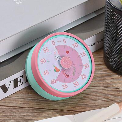 儿童学习可视化时间管理器倒计时器提醒器厨房不锈钢机械计时器
