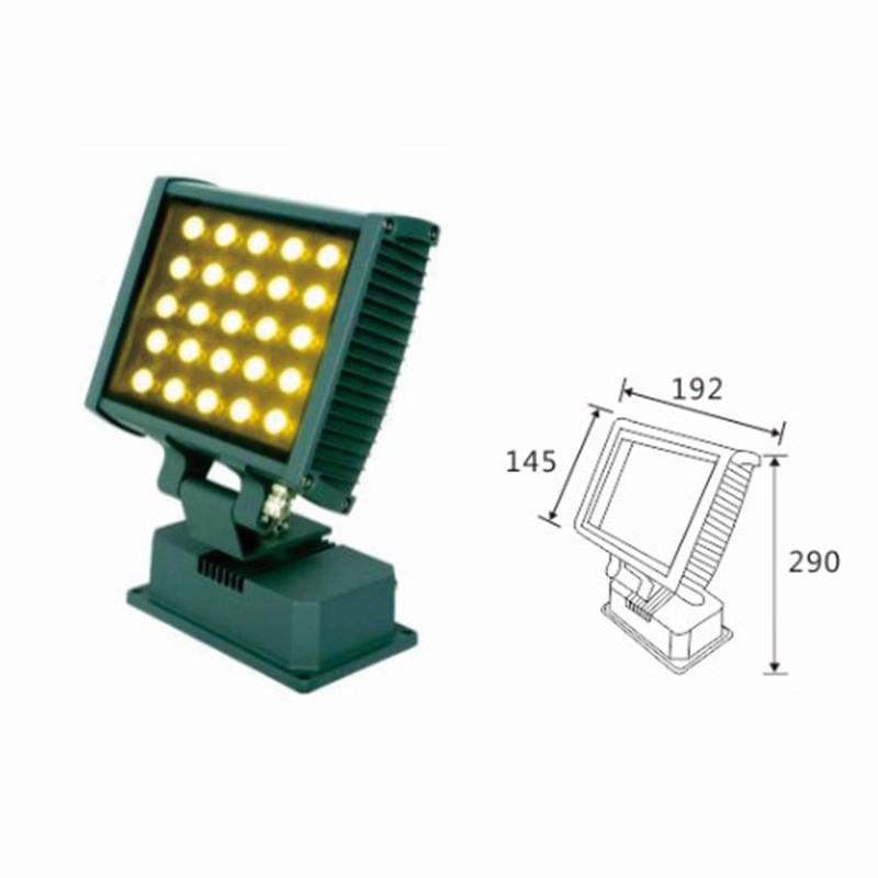 led小电视12w18w长方形大电视24w36w大功率亮化户外防水投光灯