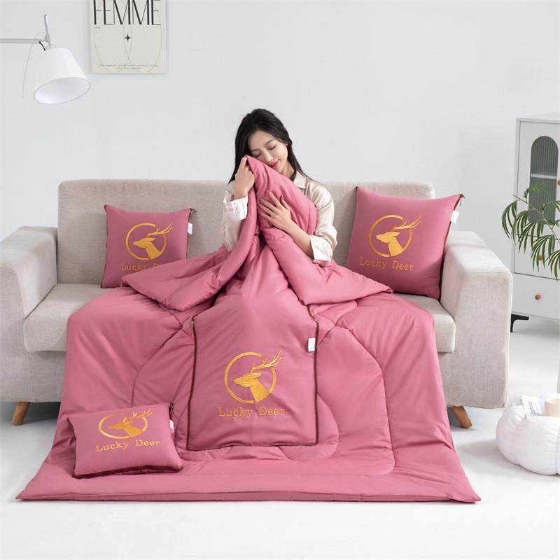 新款绣花全棉抱枕被子两用办公午睡夏季汽车内靠垫枕头车载小被子,居家布艺,靠垫/抱枕,淘宝优惠券,粉丝福利购,淘宝优惠卷