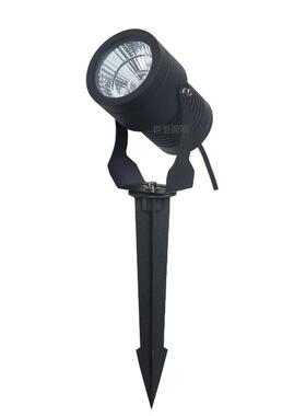 源头厂家文旅景观草坪LED照树灯投光灯COB黑色10W高亮地插灯