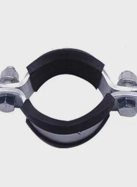 抗震支架管卡镀锌U型管夹P型管卡管道连接配件抱箍重型O型管束