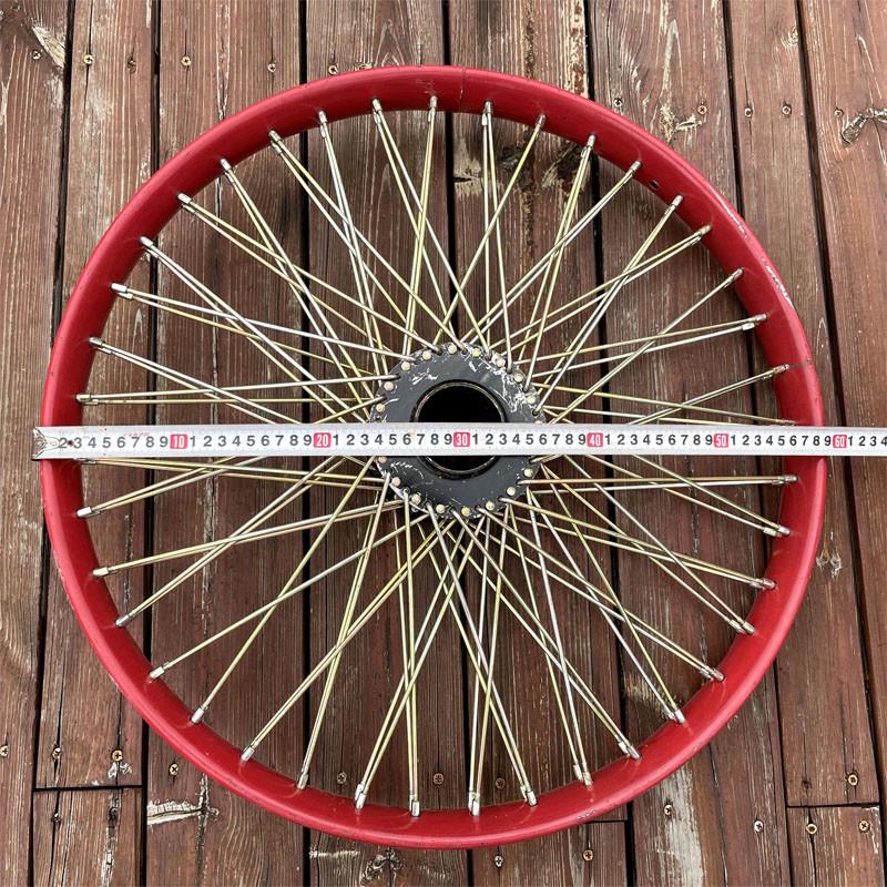 26x2 1/2翻斗车钢圈钢筋圈灰斗车架子车手推车轮40孔80孔厚钢丝圈