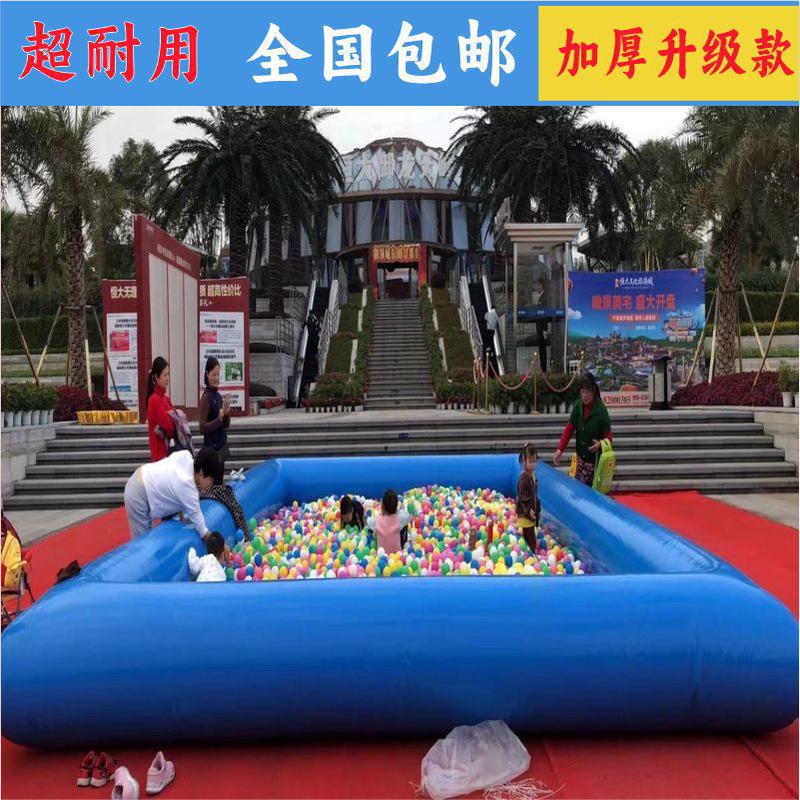 大型充气水池游泳池户外支架水池儿童海洋球水上乐园摆摊钓鱼沙池