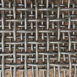 锰钢编织矿山实体厂家直销筛网沙石筛网高锰钢轧花金属筛网