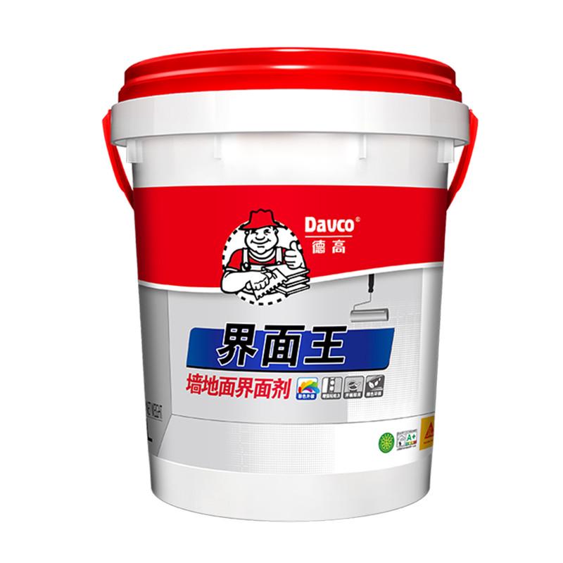 德高界面剂墙地面界面王L-BOND透明9L蓝色20L界面拉毛处理剂图片