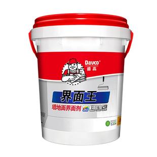 德高界面剂墙地面界面王L-BOND透明9L蓝色20L界面拉毛处理剂