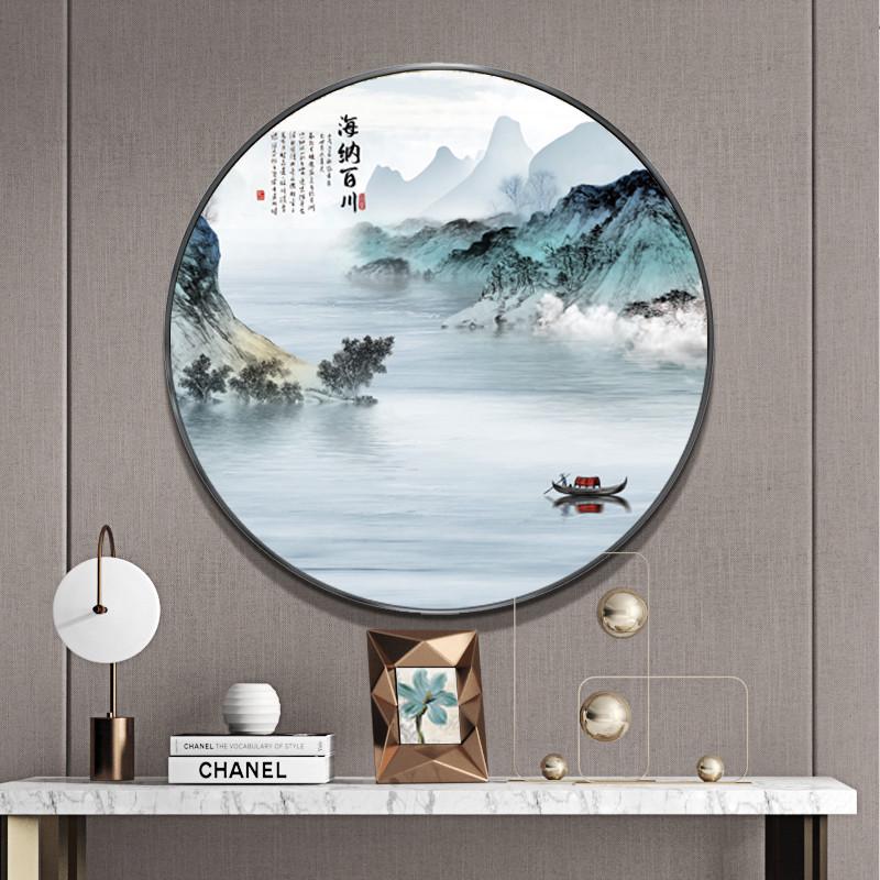 1vpr十字绣2024新款线绣客厅小件自己绣风景手工刺绣山水画海纳百