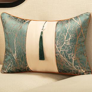 78n78n新中式沙发轻奢腰枕靠背长方形靠垫套护靠背垫腰抱枕靠枕含