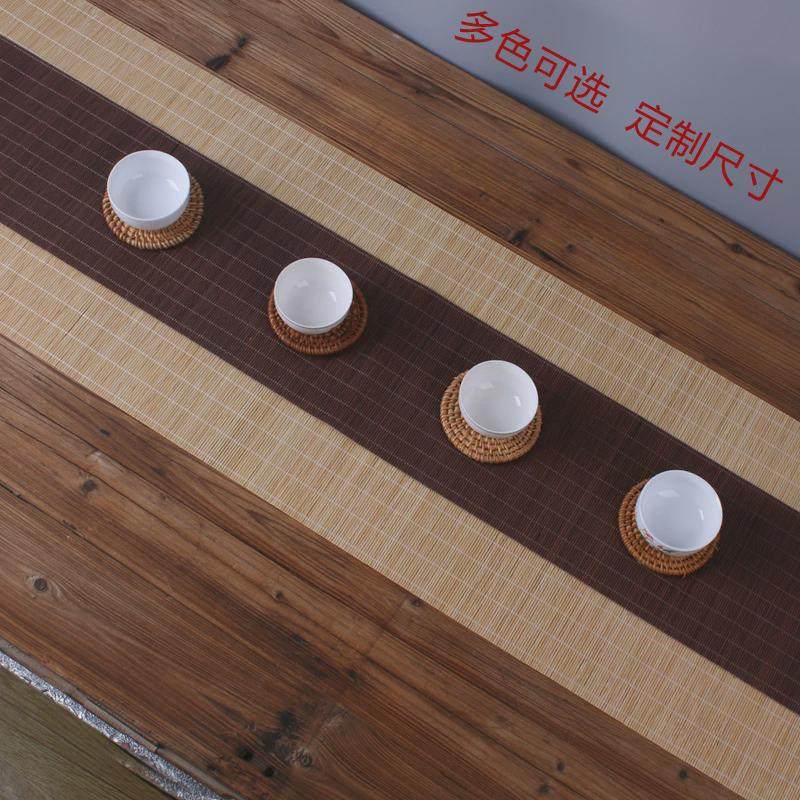 竹编竹子茶席功夫茶垫茶道零配茶垫茶旗桌旗竹席干泡中式套装,居家布艺,桌旗,淘宝优惠券,粉丝福利购,淘宝优惠卷