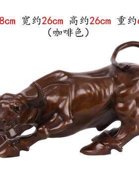 铜旺市牛气冲天金牛生肖牛工艺品牛摆件牛铜牛华尔街牛