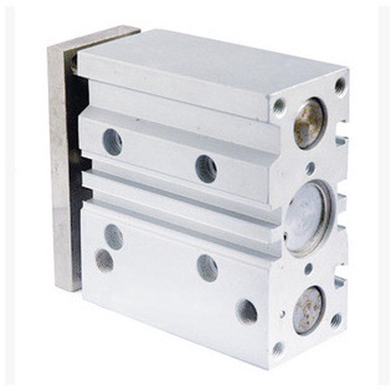 带导杆smc三杆型气缸mgpm20x20/30/40/50/60/75/100/125/175